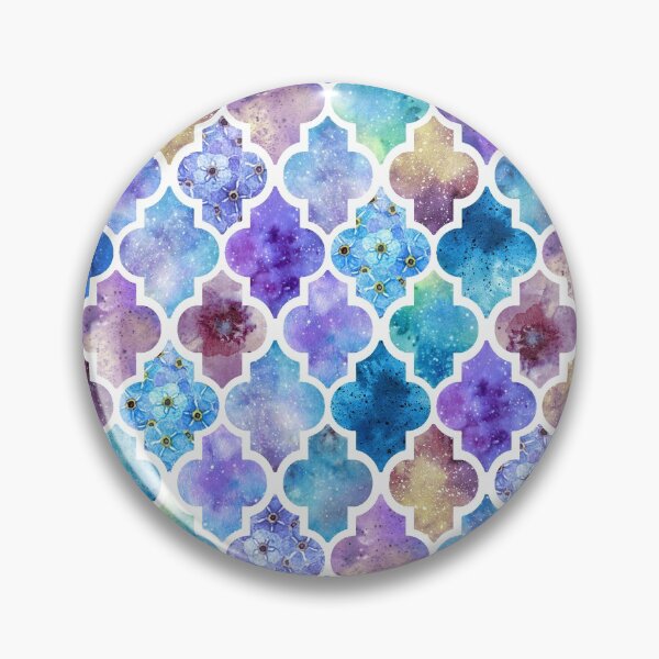 Item preview, Colorful Watercolor Moroccan Pattern designed and sold by maryedenoa.