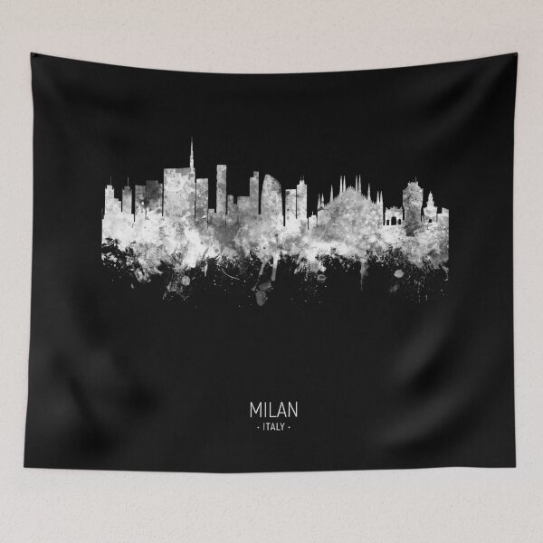 Item preview, Milan Italy Skyline designed and sold by ArtPrints.