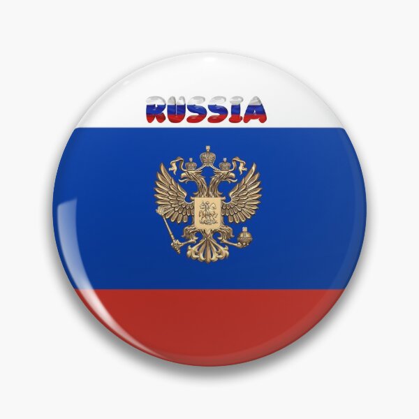Item preview, Russian square flag designed and sold by P-I-R.
