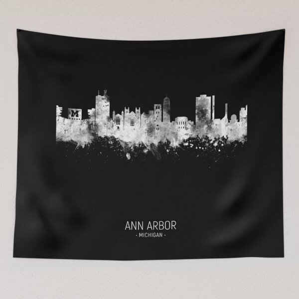 Item preview, Ann Arbor Michigan Skyline designed and sold by ArtPrints.