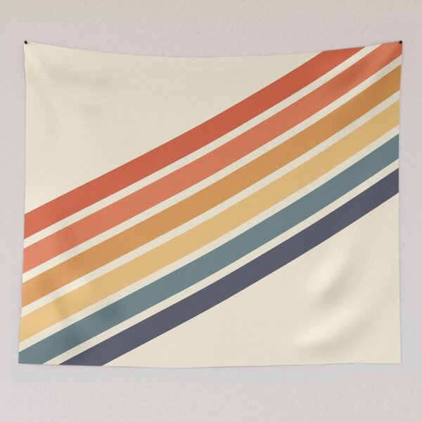 Aperçu de l'œuvre Motif de rayures d'été vintage créée et vendue par ind3finite.