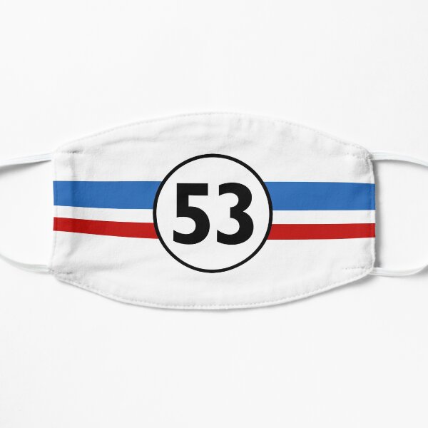 Herbie 53 Classic Racing Car 1963 Circle Logo # 1 Masque sans plis