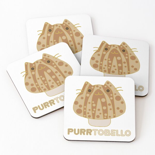 Item preview, PURRtabello - Cute Spotted Mushroom Cat designed and sold by arturekdesign.