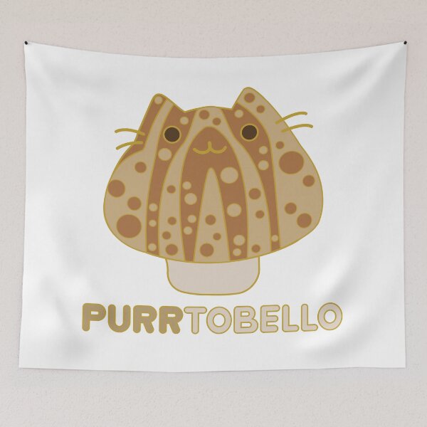 Item preview, PURRtabello - Cute Spotted Mushroom Cat designed and sold by arturekdesign.