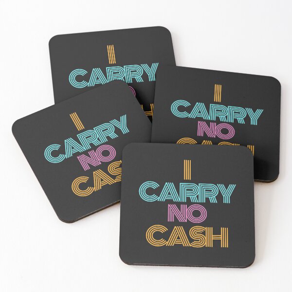 Item preview, I Carry No Cash Tshirt Cute Funny Kawaii Graphic Cartoony Design for Apparel Accessories Home Decor Skins Totes Bags Wall Art Stickers designed and sold by Rocbebe.