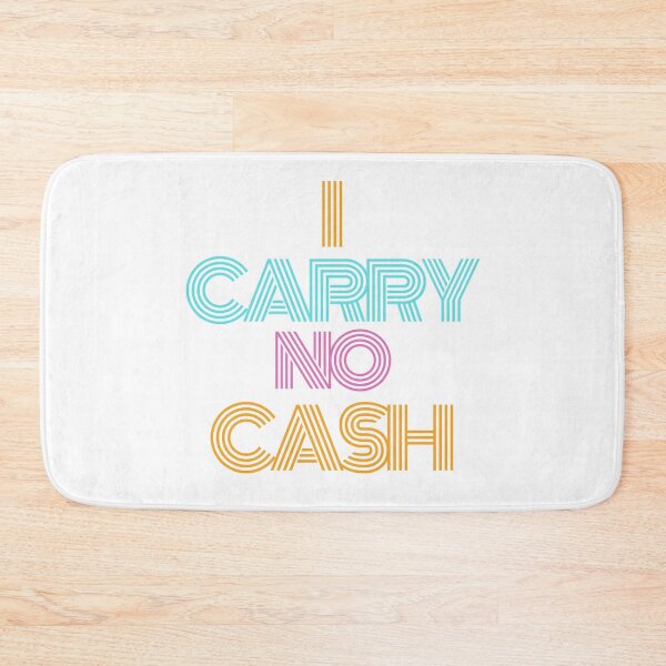 Item preview, I Carry No Cash Tshirt Cute Funny Kawaii Graphic Cartoony Design for Apparel Accessories Home Decor Skins Totes Bags Wall Art Stickers designed and sold by Rocbebe.