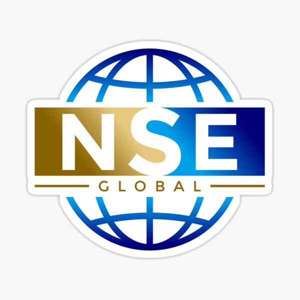 NSE Global Navy/Gold Sticker