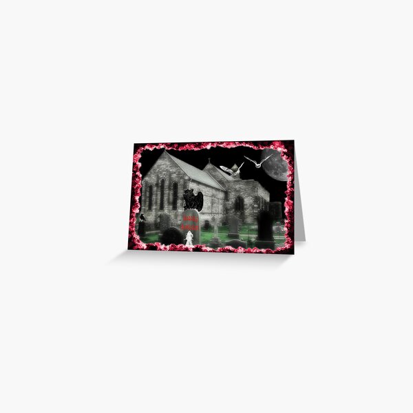 Church Yard Greeting Card