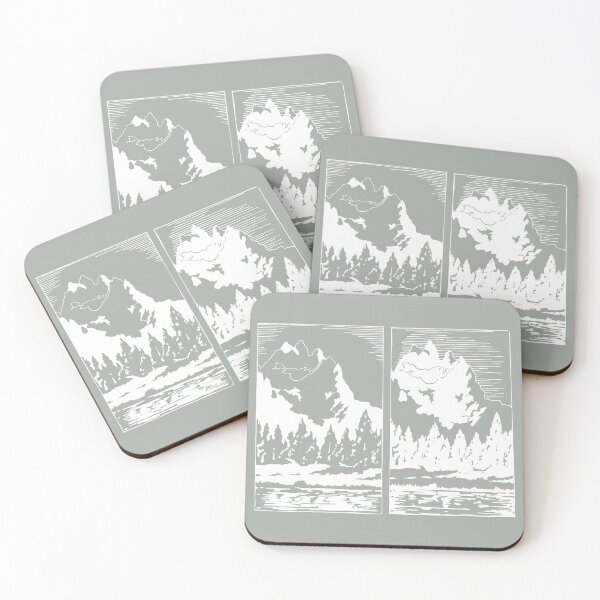 Item preview, Dont be negative - Mountain and Forest White designed and sold by sirglennbo.