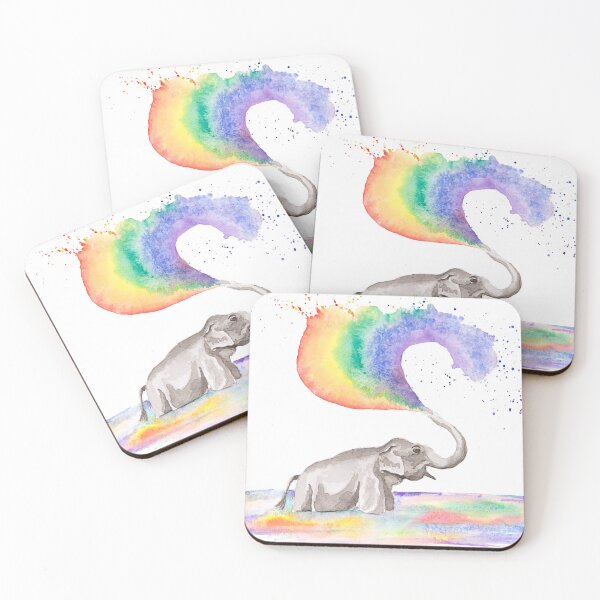 Item preview, Rainbow Elephant designed and sold by Gillian Cross.