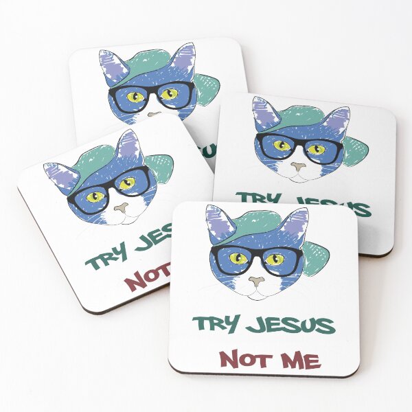 Item preview, Try Jesus not me designed and sold by VibeCraze Designs.