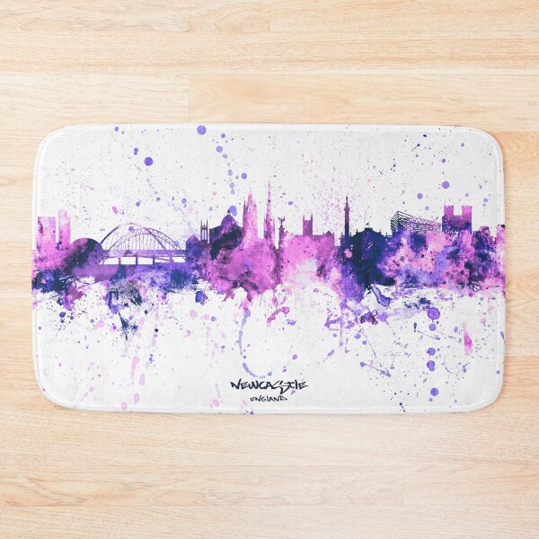 Item preview, Newcastle England Skyline designed and sold by ArtPrints.