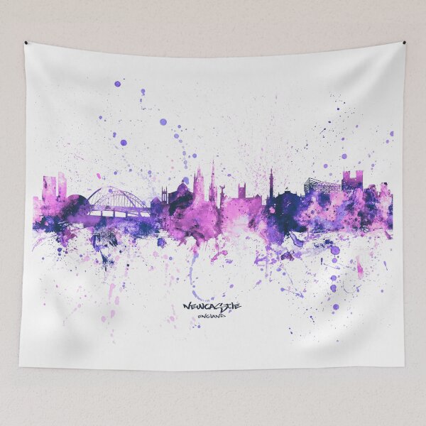 Item preview, Newcastle England Skyline designed and sold by ArtPrints.