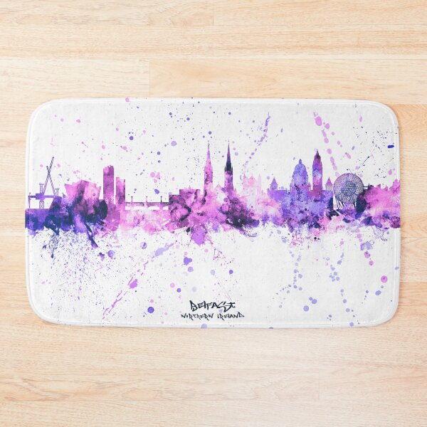 Item preview, Belfast Northern Ireland Skyline designed and sold by ArtPrints.