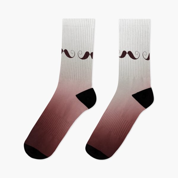 Item preview, Maroon ombre - mustache   designed and sold by jpresar.