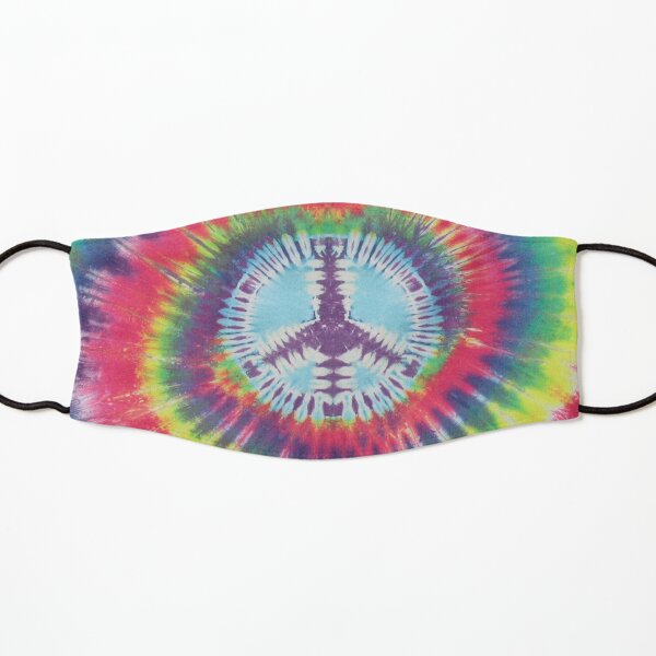 Peace Sign Tie Dye Kids Mask