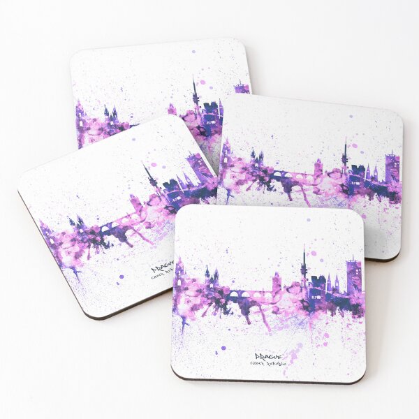 Item preview, Prague (Praha) Czech Republic Skyline designed and sold by ArtPrints.