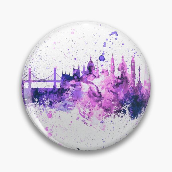 Item preview, Budapest Hungary Skyline designed and sold by ArtPrints.