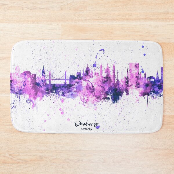 Item preview, Budapest Hungary Skyline designed and sold by ArtPrints.
