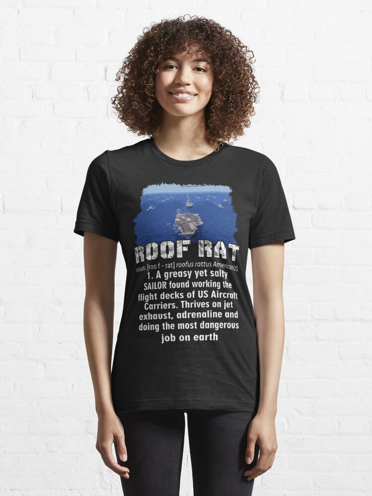 Navy Roof Rat | Essential T-Shirt