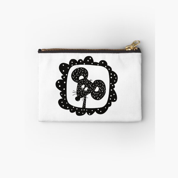 Item preview, Black and white mouse in frame designed and sold by KateCrafts.