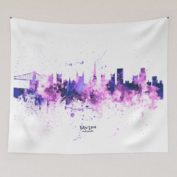 Item preview, Bristol England Skyline designed and sold by ArtPrints.