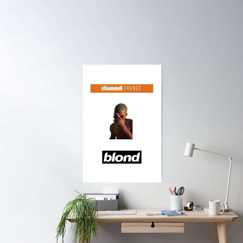 Frank Ocean Blond Chanel Orange Sticker Set Poster for Sale by  FruitfulMerch