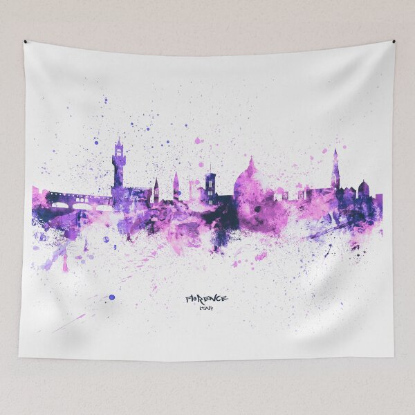Aperçu de l'œuvre Florence Italy Skyline créée et vendue par ArtPrints.