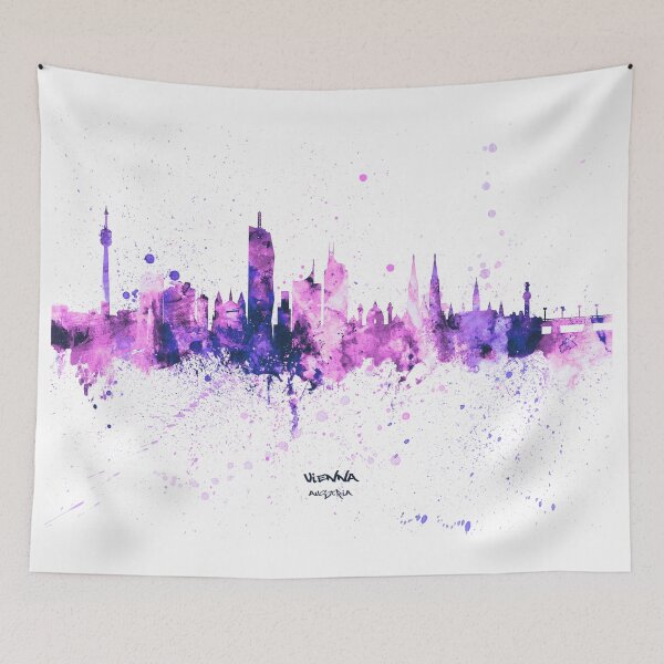 Item preview, Vienna Austria Skyline designed and sold by ArtPrints.