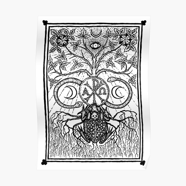 The Black Toad (frontispiece) by Gemma Gary Poster