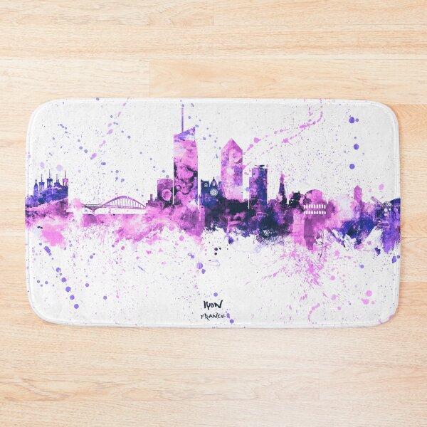 Item preview, Lyon France Skyline designed and sold by ArtPrints.