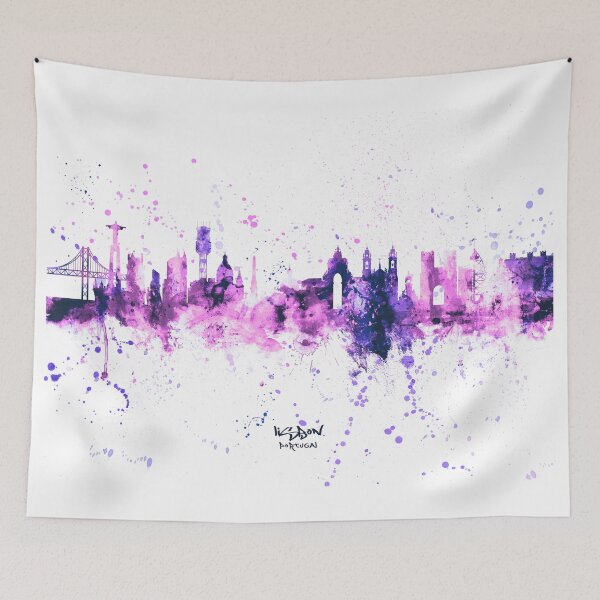 Item preview, Lisbon Portugal Skyline designed and sold by ArtPrints.