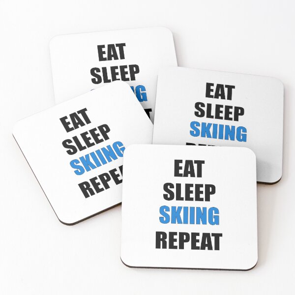 Item preview, Eat. Sleep. SKIING. Repeat. designed and sold by Jannis12.