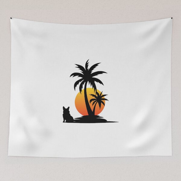 Item preview, Corgi Sunset  designed and sold by DogsHearted.