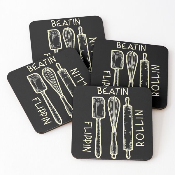 Item preview, Beatin Flippin Rollin funny kitchen utensils design for all the chefs and cooking lovers designed and sold by PunMan Army.