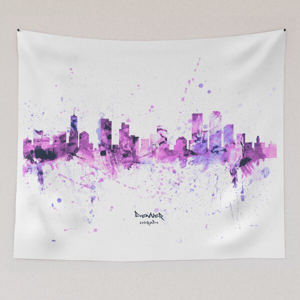 Item preview, Denver Colorado Skyline designed and sold by ArtPrints.