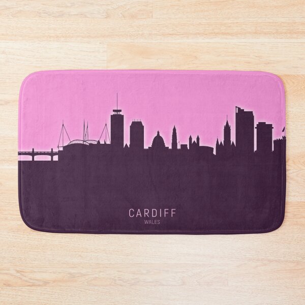 Artikelvorschau, Cardiff Wales Skyline entworfen und verkauft von ArtPrints.
