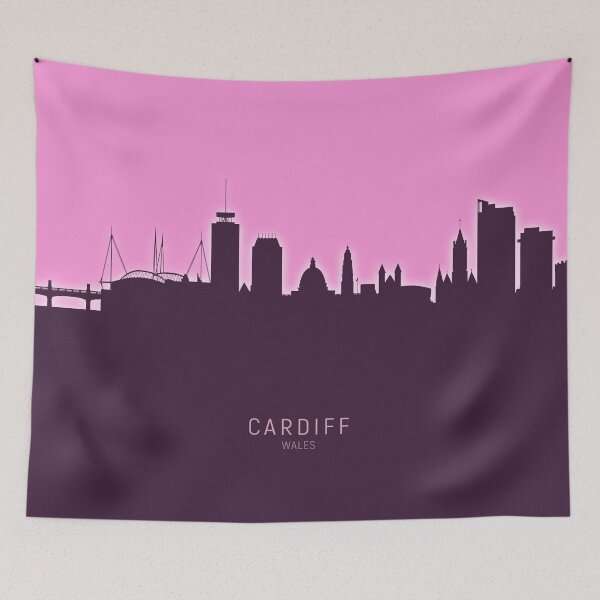 Item preview, Cardiff Wales Skyline designed and sold by ArtPrints.