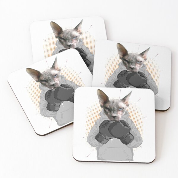 Item preview, Boxing | Sphynx cat designed and sold by ro83land.