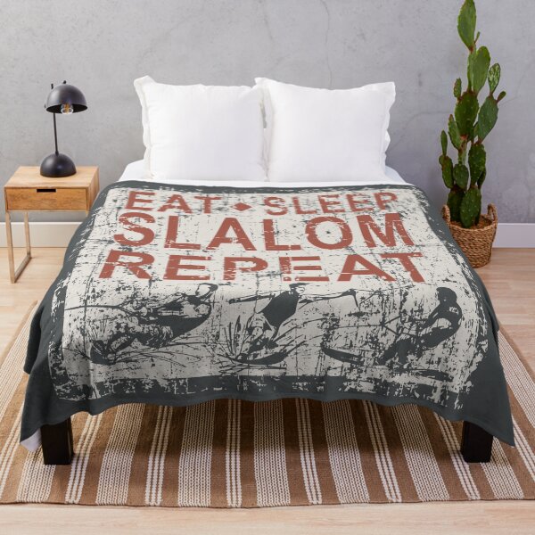 Item preview, EAT SLEEP SLALOM REPEAT designed and sold by GR8DZINE.