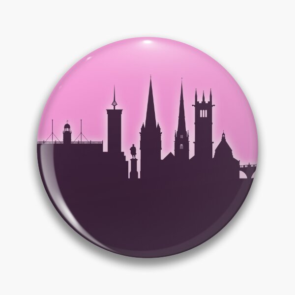 Item preview, Shrewsbury England Skyline designed and sold by ArtPrints.