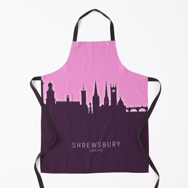 Item preview, Shrewsbury England Skyline designed and sold by ArtPrints.