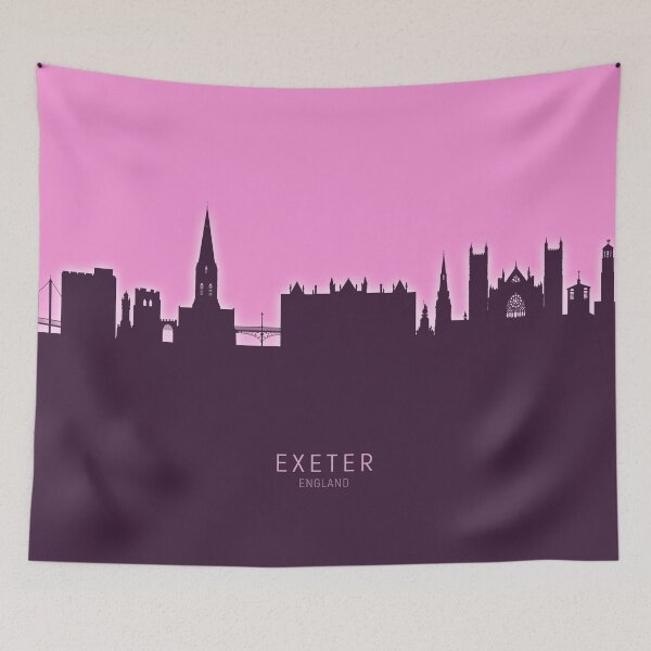 Item preview, Exeter England Skyline designed and sold by ArtPrints.