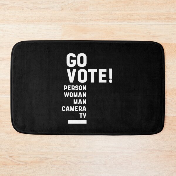 Item preview, Person Woman Man Camera Tv Go Vote! Anti Trump Gift designed and sold by DiogoCalheiros.