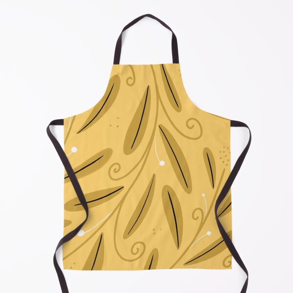 Item preview, Leaf Pattern in Yellow designed and sold by FrancescArt.