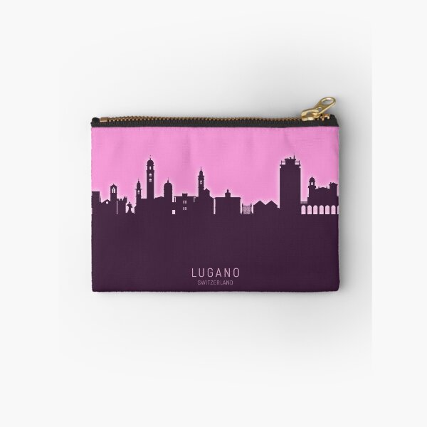 Item preview, Lugano Switzerland Skyline designed and sold by ArtPrints.