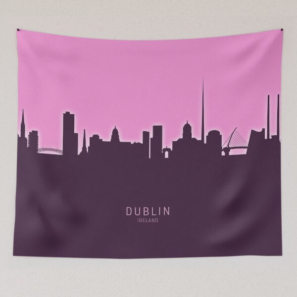 Artikelvorschau, Dublin Ireland Skyline entworfen und verkauft von ArtPrints.