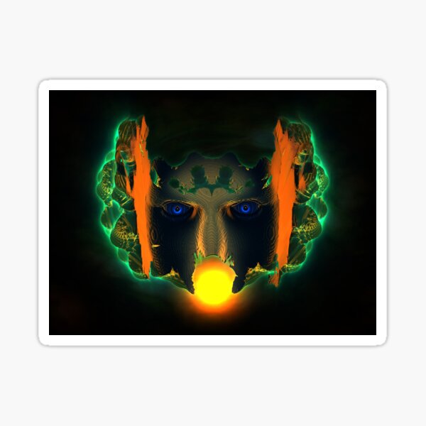 The Curse Of The Muted Valley by Spaced Painter Sticker
