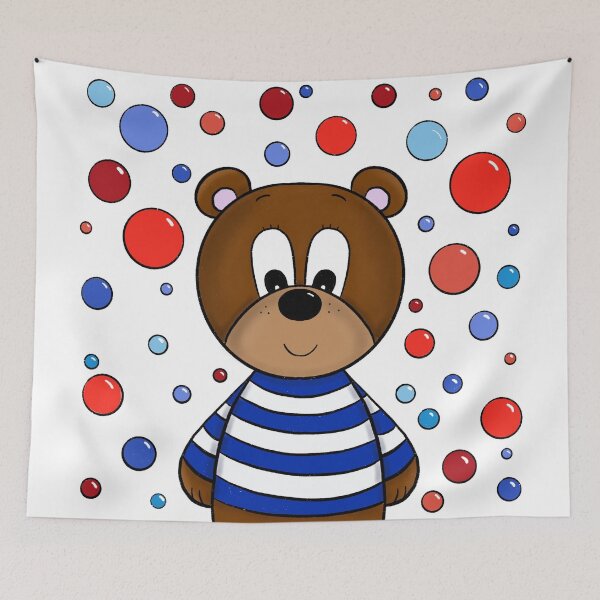 Item preview, Bear and bubbles designed and sold by KateCrafts.