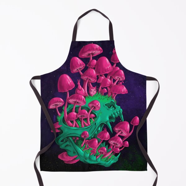 Item preview, Galactic Kitty Mushroom Skull designed and sold by Marta Tesoro.